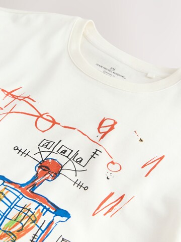 T-Shirt 'Künstler' Next en blanc