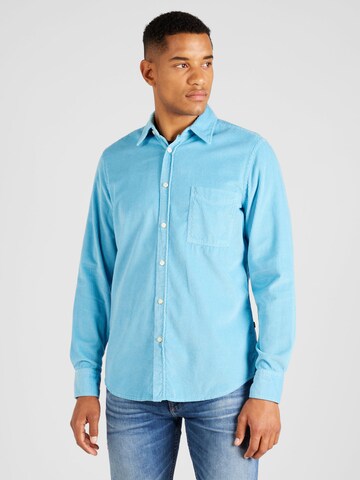 BOSS Regular fit Button Up Shirt 'Relegant 6' in Blue: front