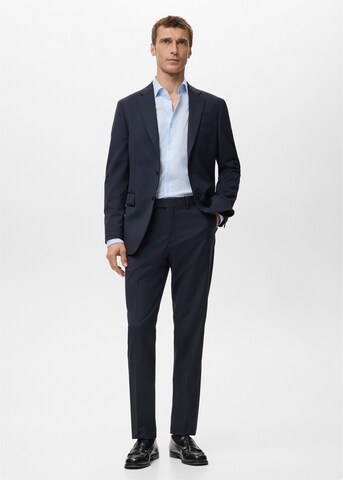 MANGO MAN Slim fit Business Blazer 'Turin' in Blue
