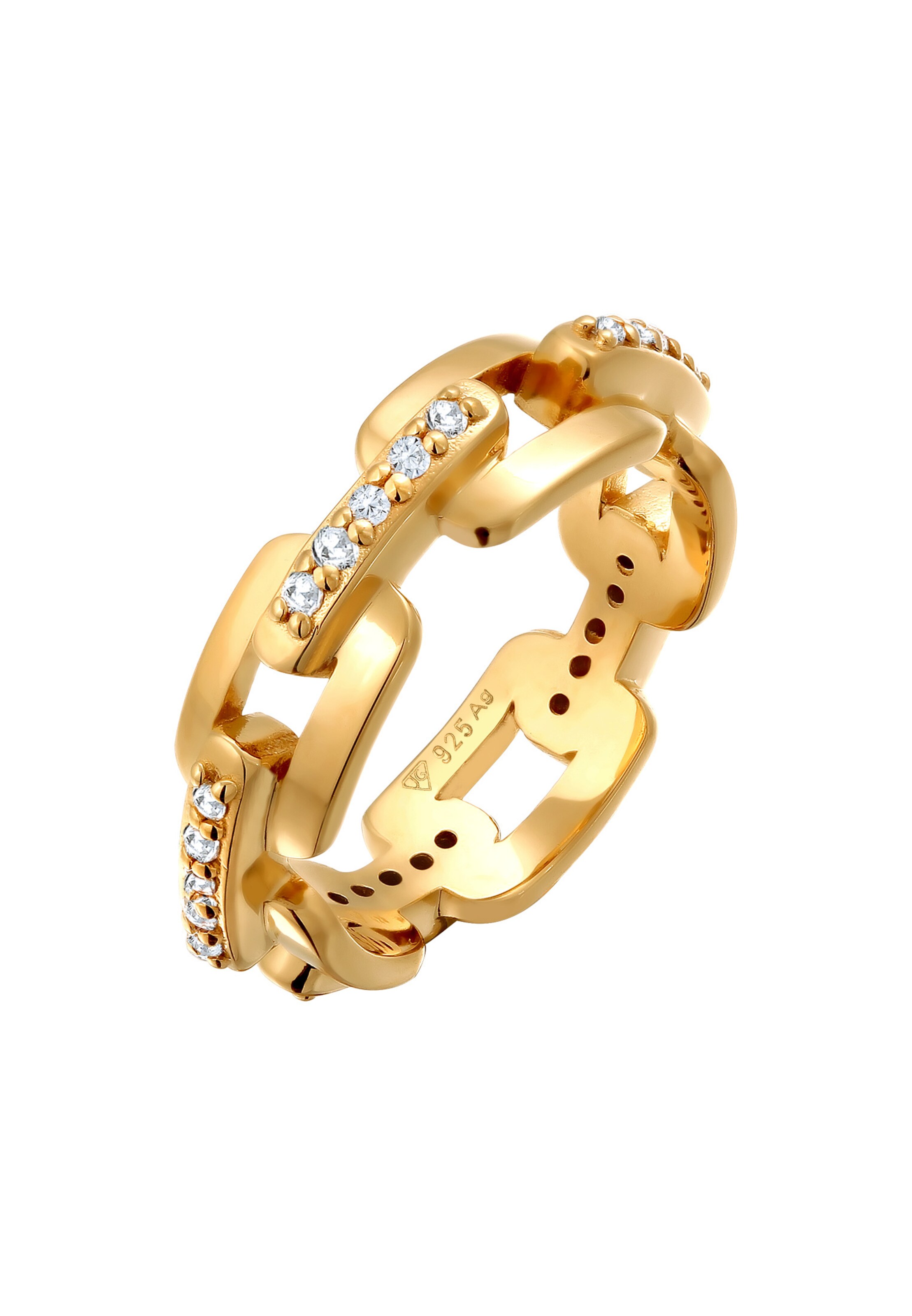 KUZZOI Ring 'Kristall' in Gold: Vorderseite
