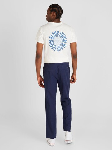 Regular Pantalon chino BLEND en bleu