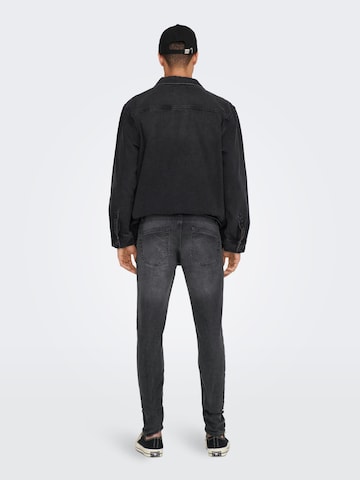 Only & Sons Slimfit Jeans 'Loom' i grå