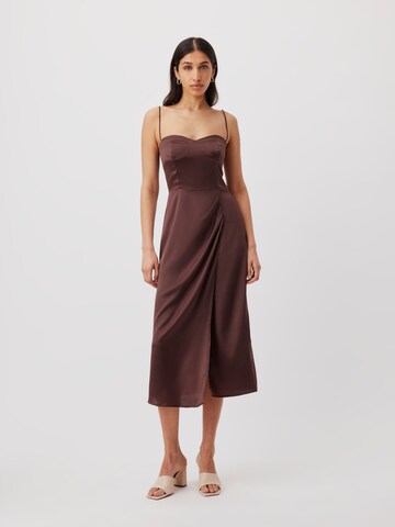 LeGer Premium Dress 'Camilla' in Brown