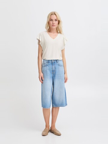 b.young Shirt ' BYPERL RUFFLE ' in White