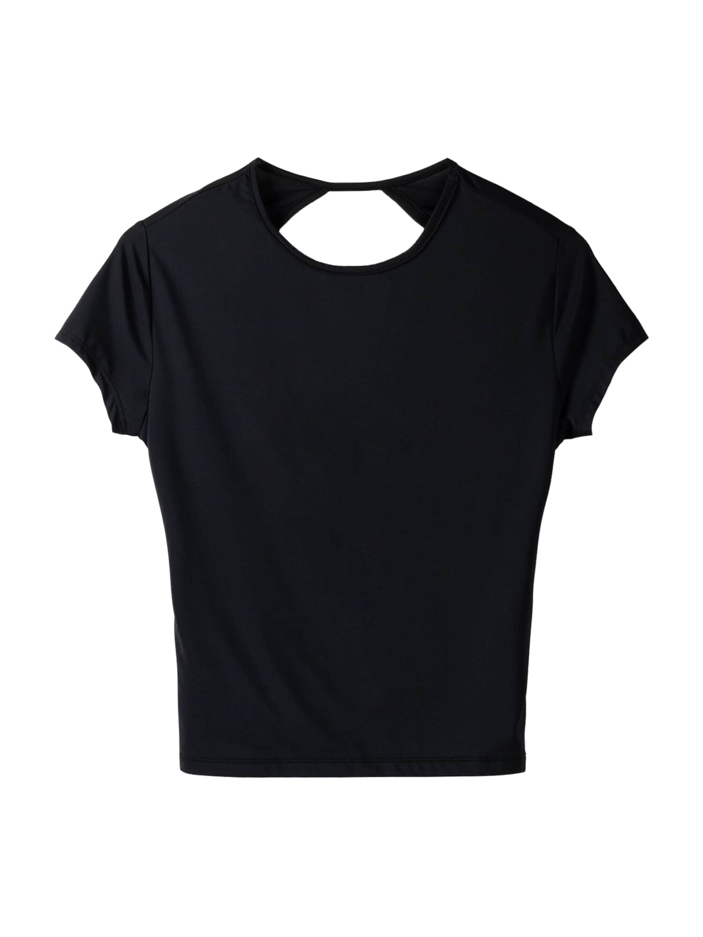 T-shirt Bershka en noir : devant