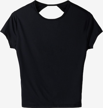 Bershka Shirt in Zwart: voorkant