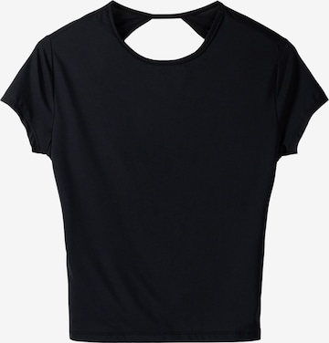 T-shirt Bershka en noir : devant