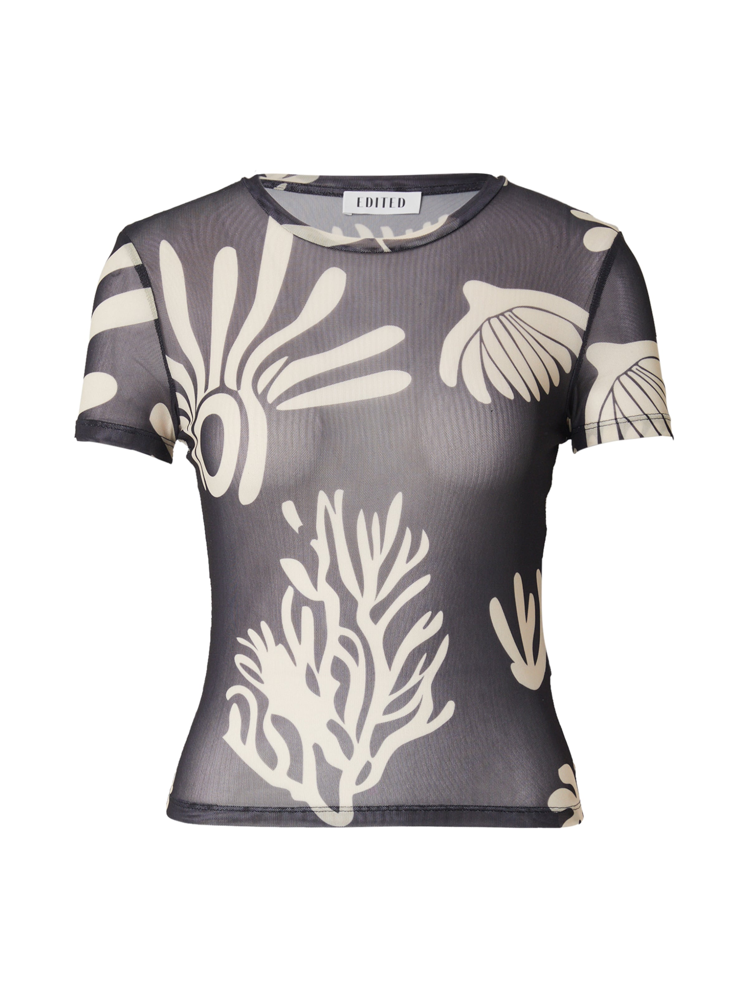 EDITED Shirt 'Hauke' in Schwarz: Vorderseite