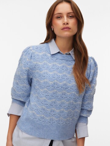 VERO MODA Pulóver 'VMLEONOR' - kék: elől