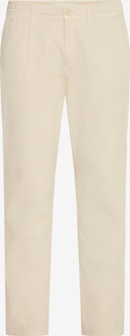 Casual FridaySlimfit Hlače s naborima 'CFBUCHAN' - bež boja: prednji dio