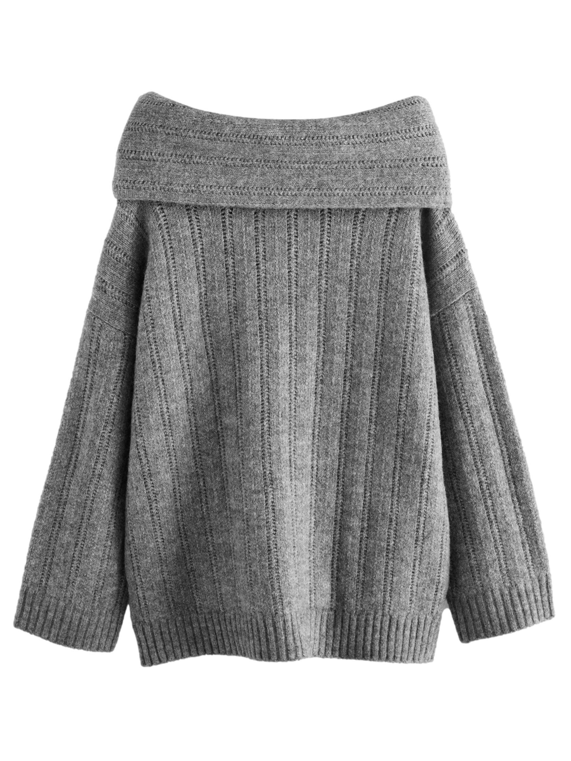 Next Pullover in Grau: Vorderseite