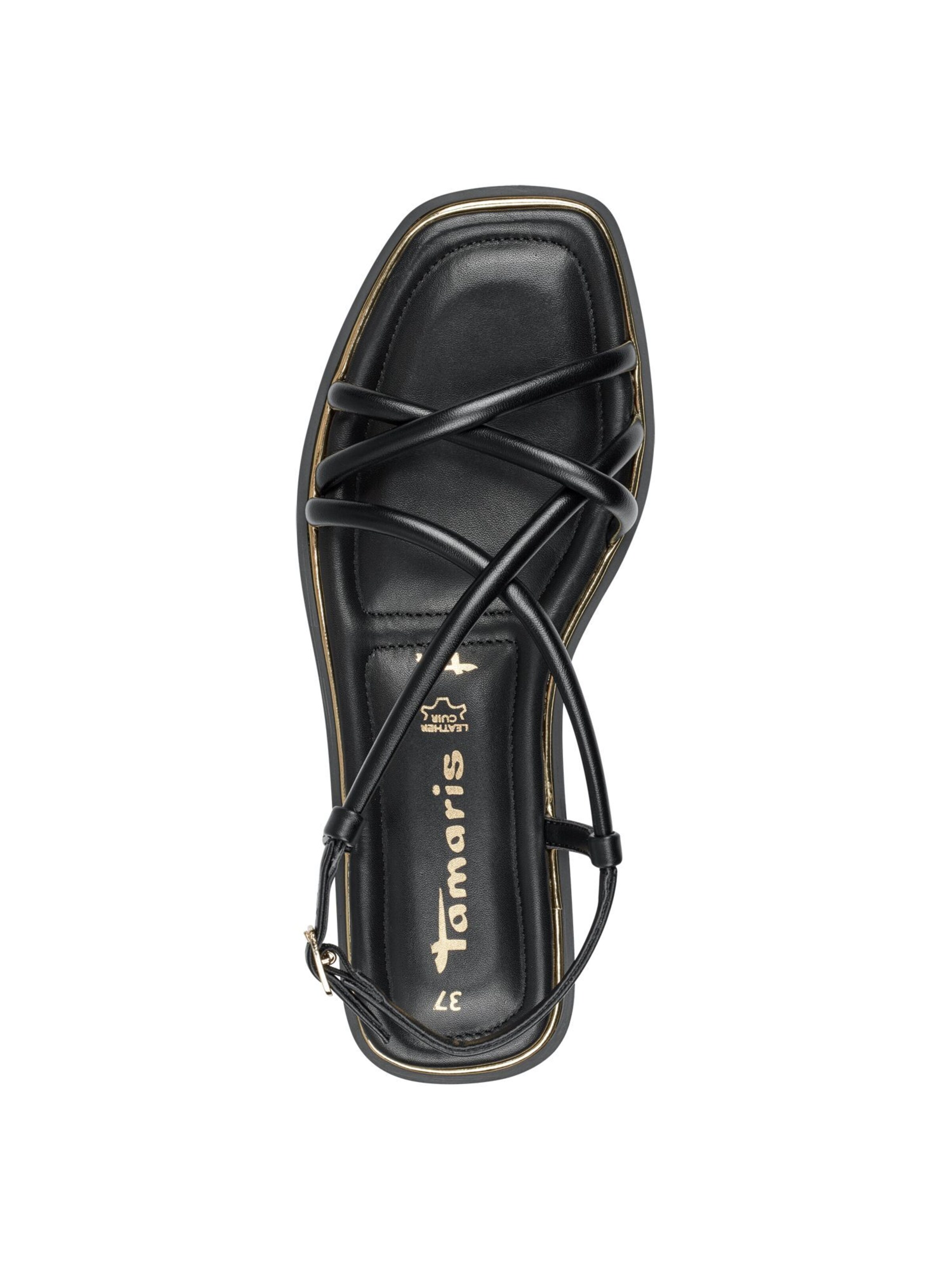 Sandales Tamaris en noir