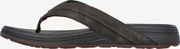 SKECHERS T-Bar Sandals in Grey: front