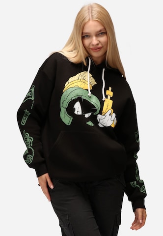 Recovered Shirt 'Looney Tunes Martian Marvin' in Black: front
