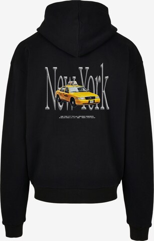 MT Upscale Sweatshirt 'NY Taxi' in Zwart