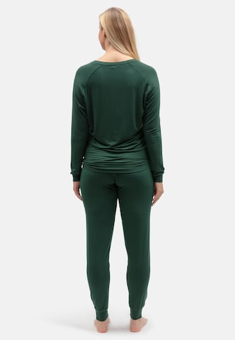 Pantaloncini da pigiama 'Ember' di Cyberjammies in verde