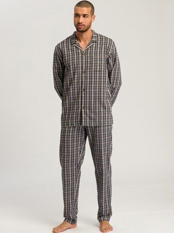 Pyjama long ' Cozy Comfort ' Hanro en mélange de couleurs : devant