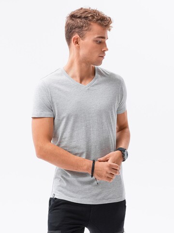 T-Shirt 'S1369' Ombre en gris : devant