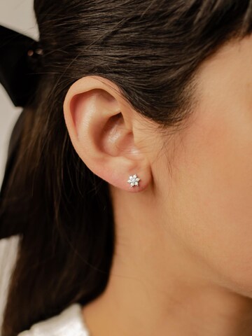 Hey Happiness Earrings 'Sunburst' in Silver