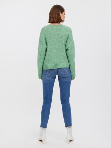 VERO MODA Trui 'CORINNA' in Groen