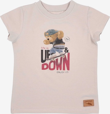 Lagarto Verde T-Shirt ' Teddybär ' in Beige: Vorderseite