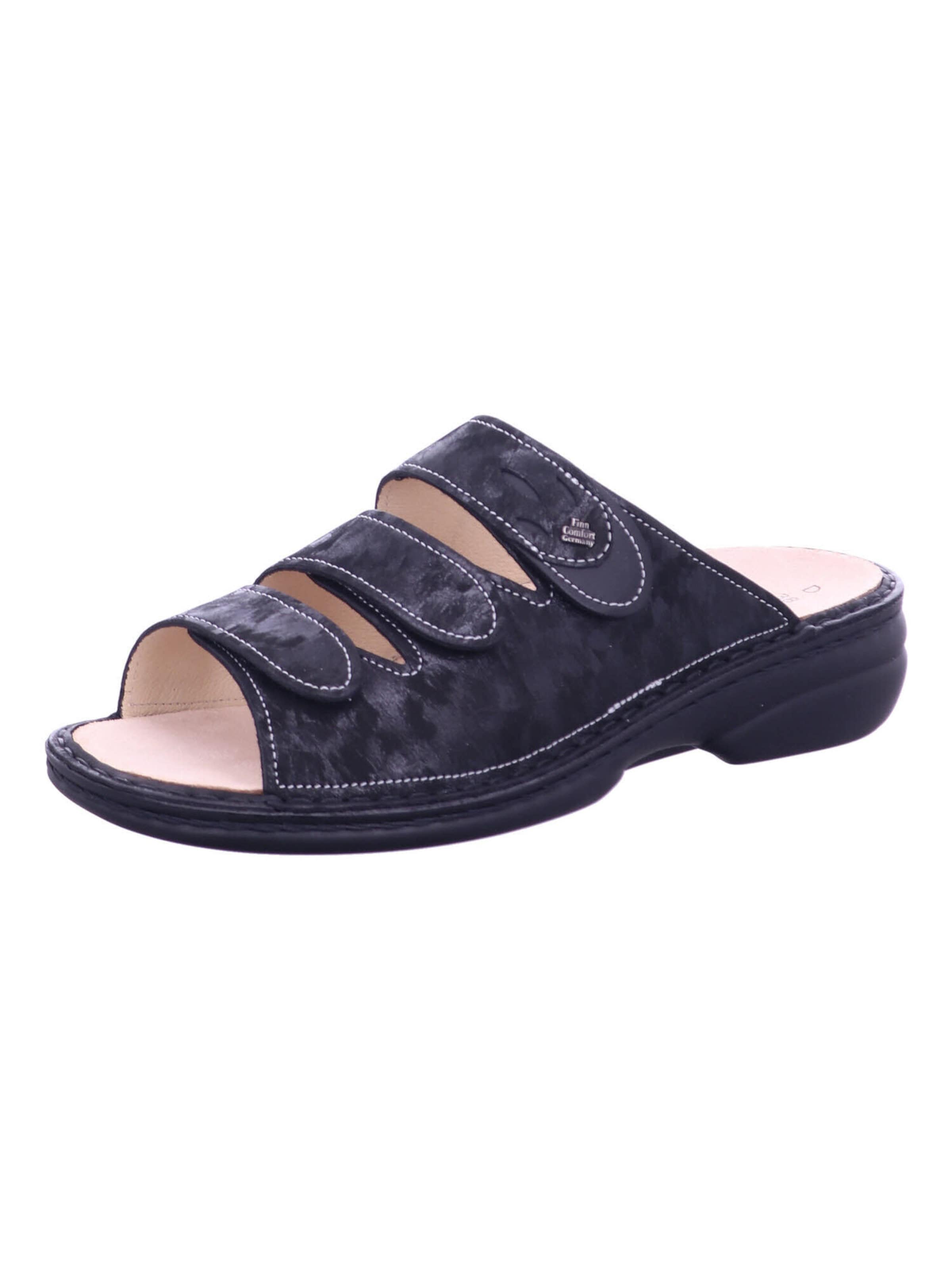 Finn Comfort Mules 'KOS' in Black: front