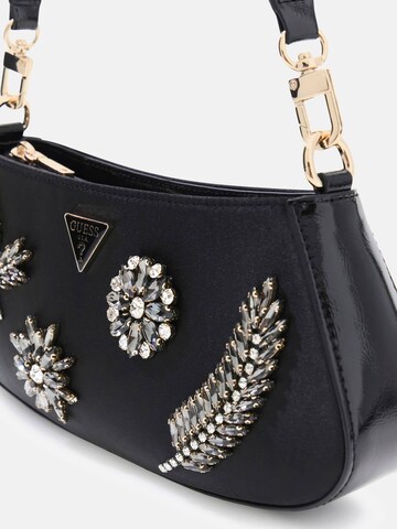 GUESS Schultertasche 'Elsie' in Schwarz