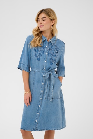 Cream - Vestido camisero 'CRBella' en azul: frente