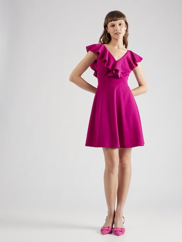 WAL G. - Vestido de gala 'MICKY' en rosa: frente