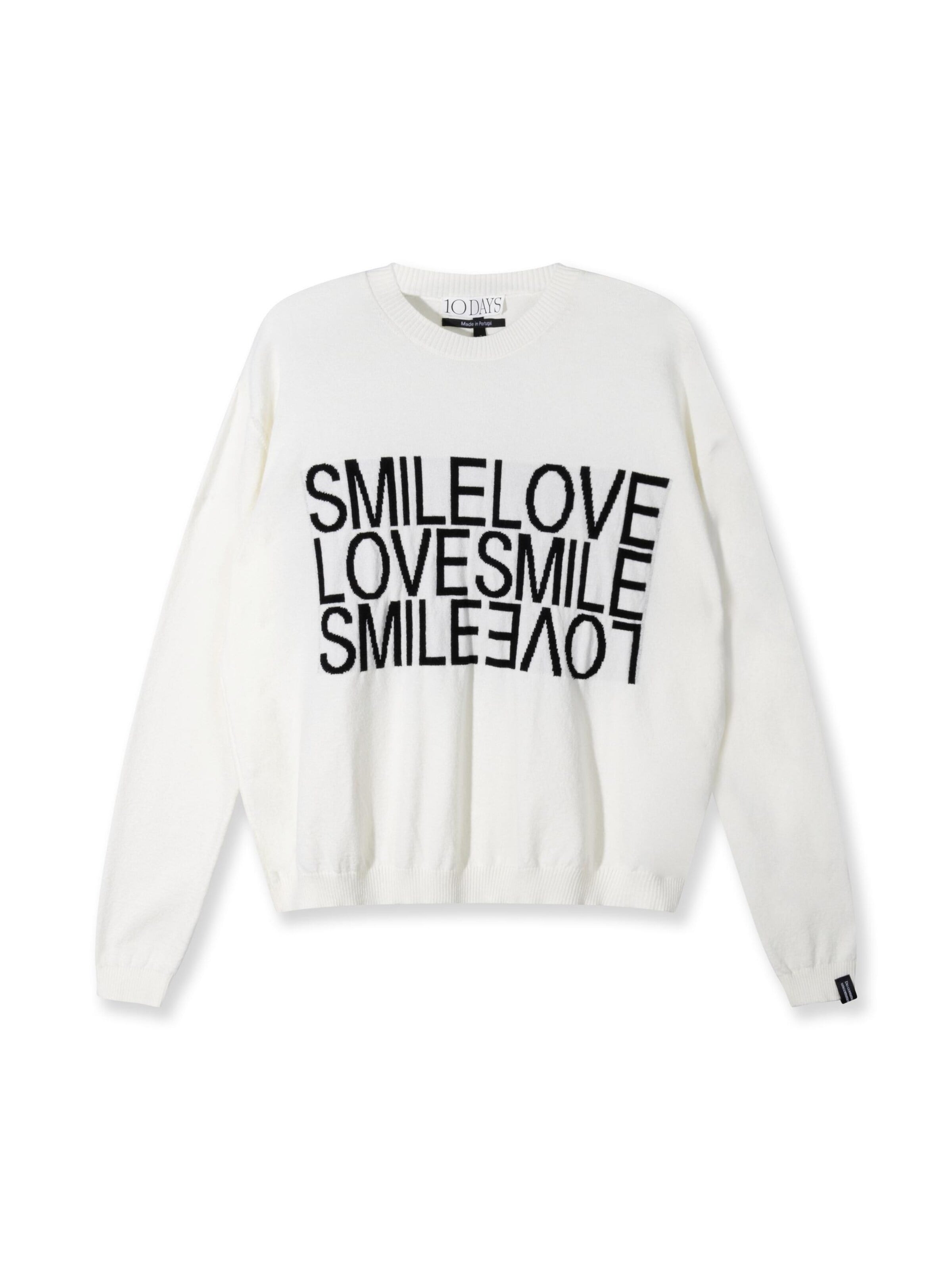 10Days Sweater in Beige: front