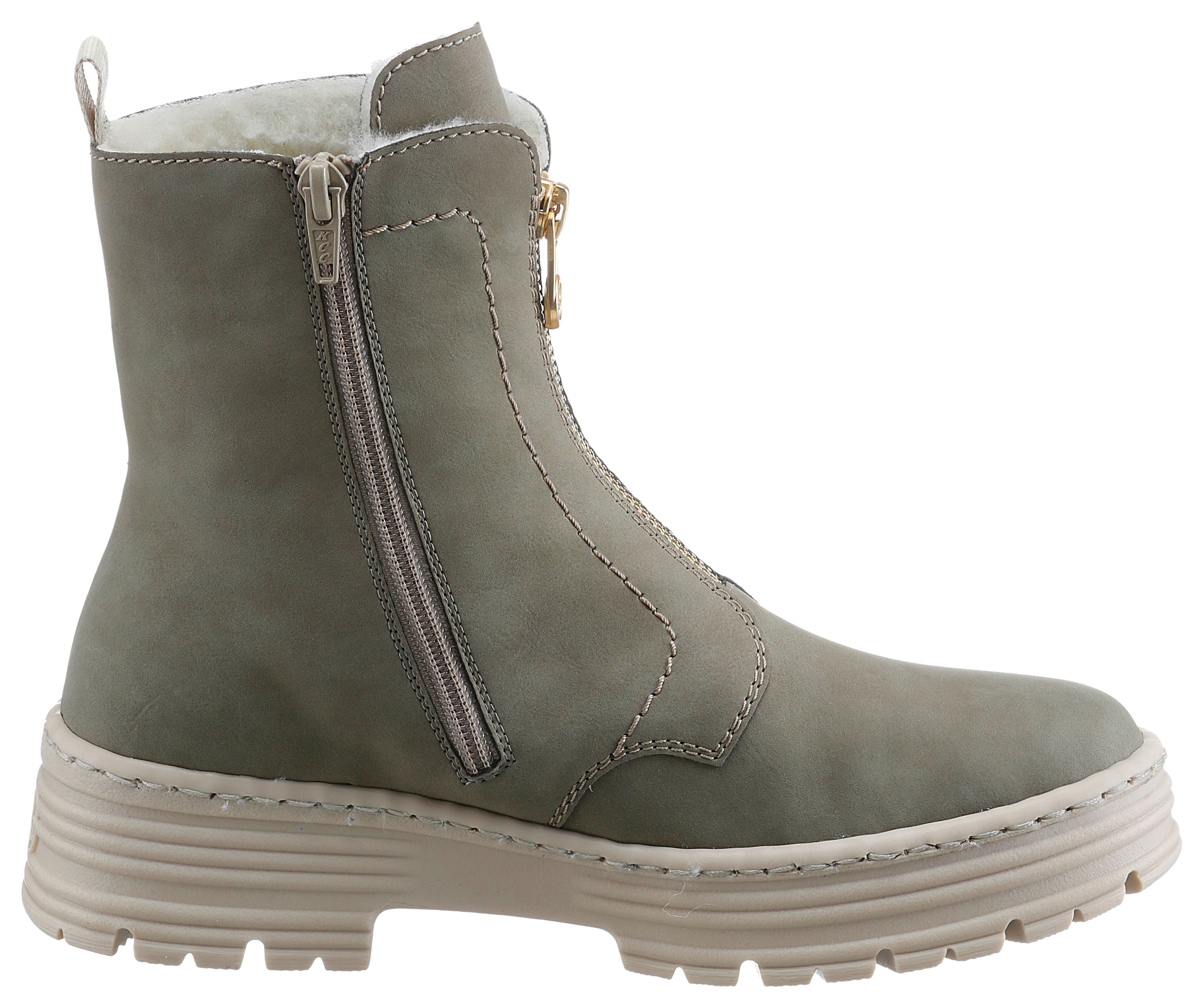 Bottines Rieker en vert