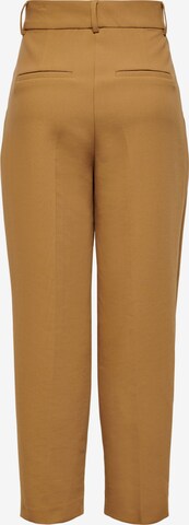 ONLY Regular Pleat-front trousers 'Laurina' in Brown