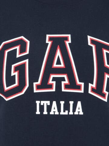 Gap Petite Shirt 'ITALIA' in Blue