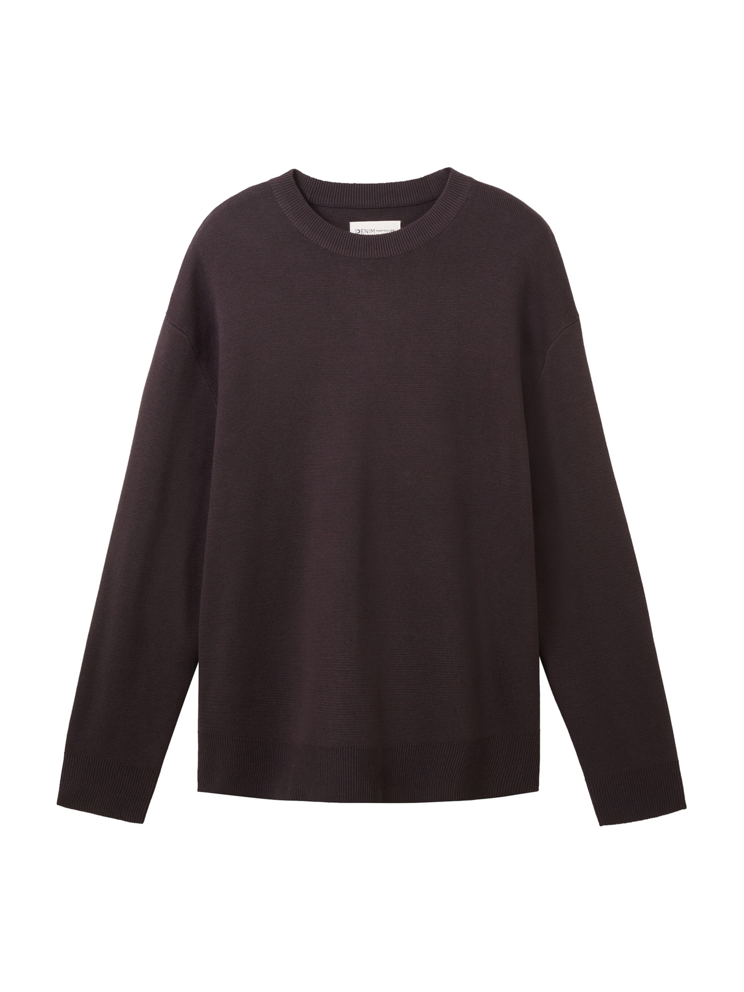 TOM TAILOR DENIM Pullover in Grau: Vorderseite