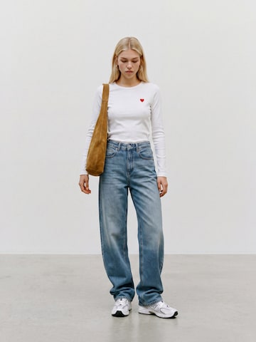 VERO MODA Тениска 'VMCHLOE' в бяло: отпред