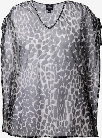 juoda Ulla Popken Palaidinė: priekis