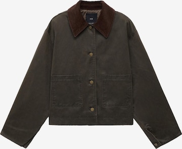 MANGO Преходно яке 'Garden' в зелено: отпред