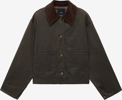 MANGO Prijelazna jakna 'Garden' u smeđa / tamno zelena, Pregled proizvoda