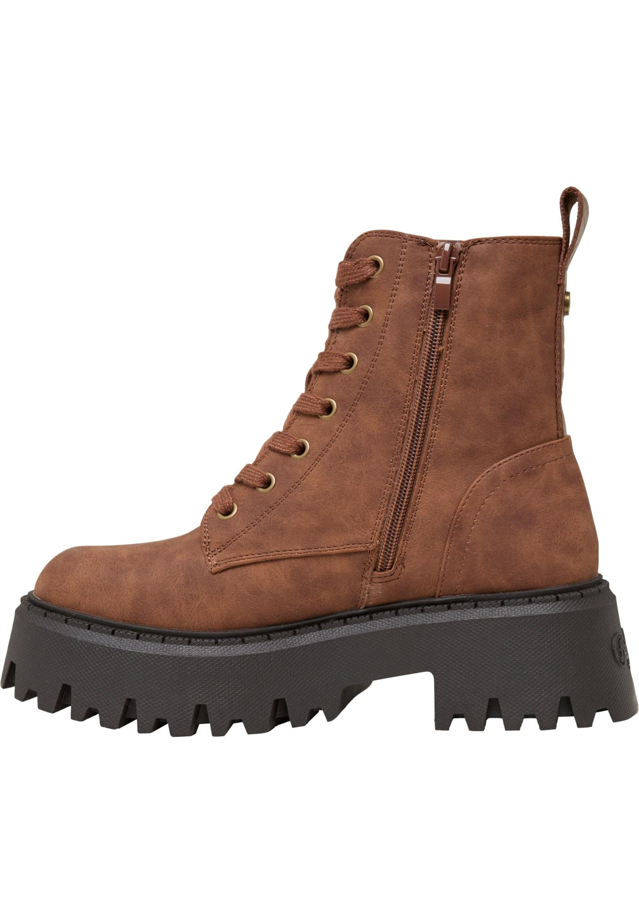 Bottines à lacets 'Aspen' BUFFALO en marron
