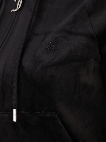 Juicy Couture Petite - Sudadera con cremallera 'MADISON' en negro