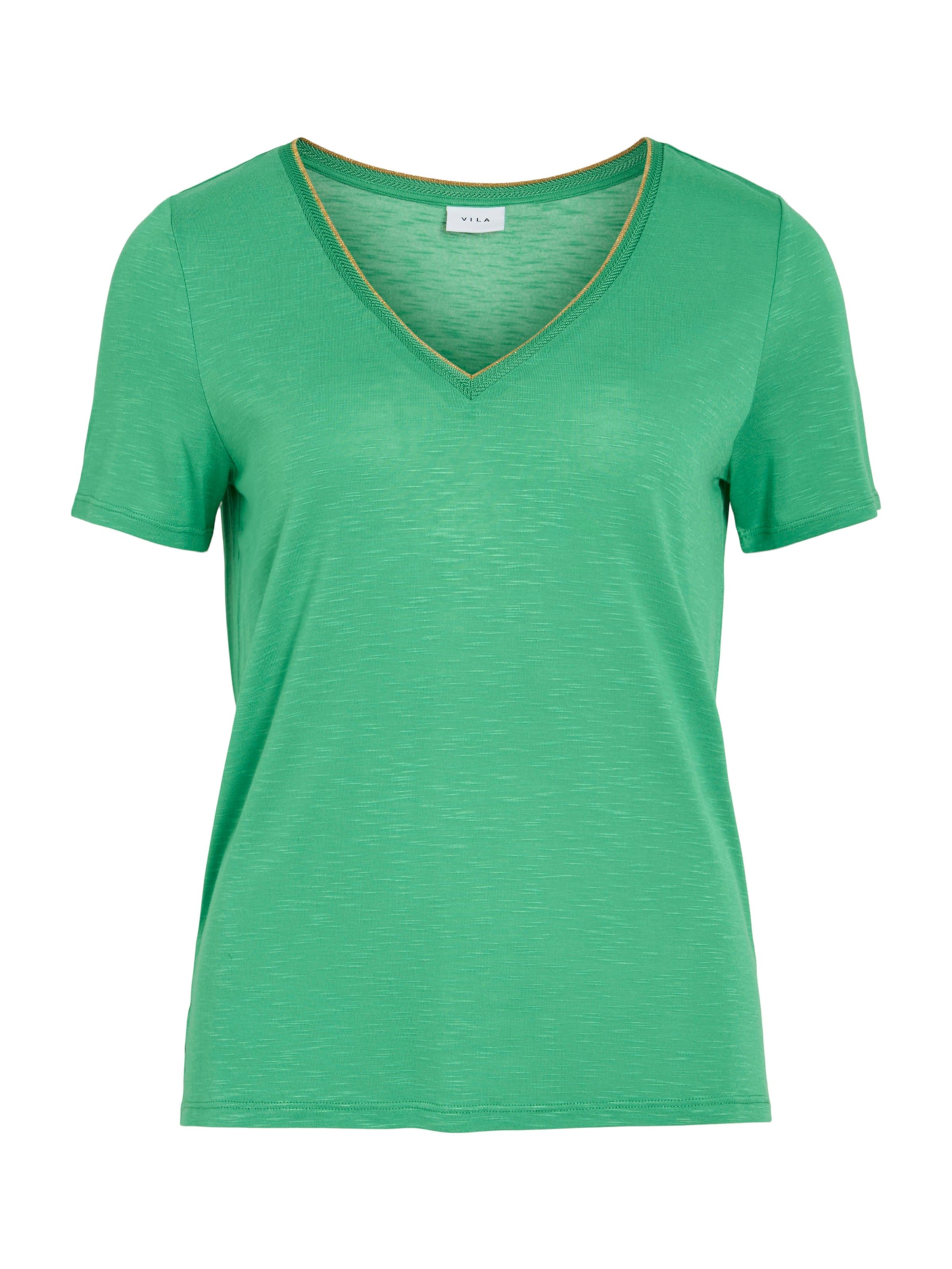 VILA Футболка 'VINOEL' в Зеленый: спереди