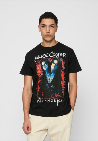 Merchcode - Camiseta 'Alice Cooper Paranormal' en negro: frente