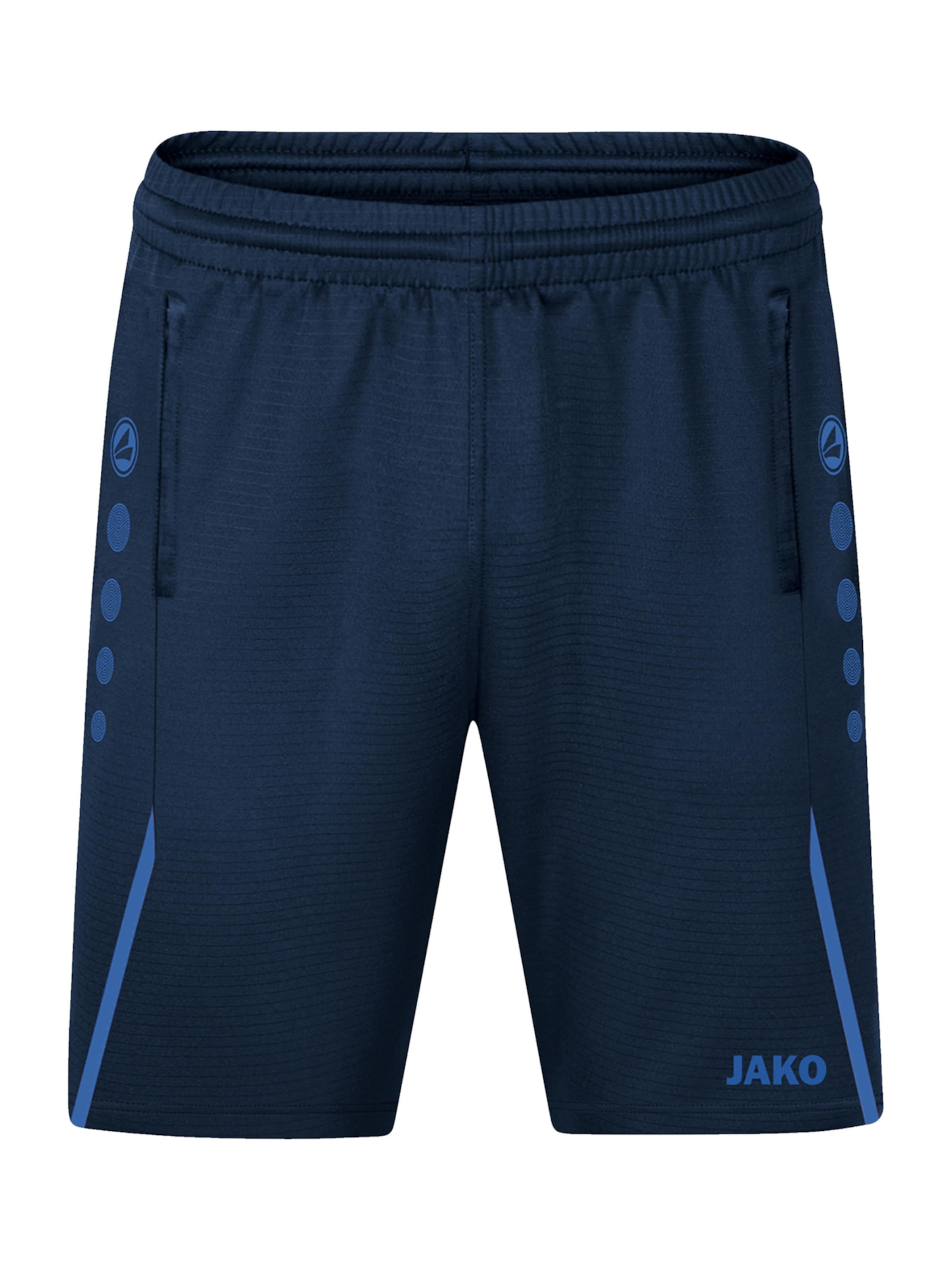 JAKO Regular Sportshorts in Blau: Vorderseite