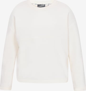 Sweat-shirt DreiMaster Vintage en blanc : devant