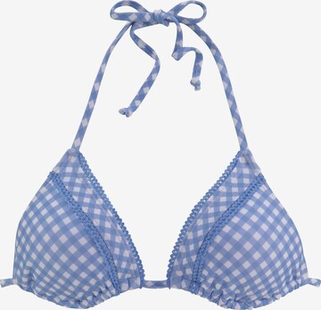 Triangle Hauts de bikini BUFFALO en bleu : devant