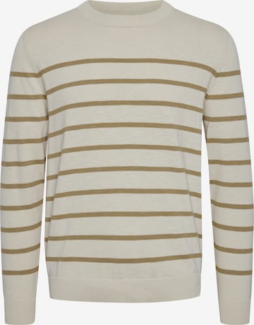 !Solid Sweater 'SDBrice' in Beige: front