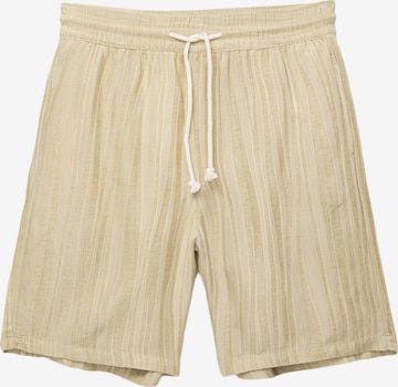 Pull&BearLoosefit Hlače - zelena boja: prednji dio