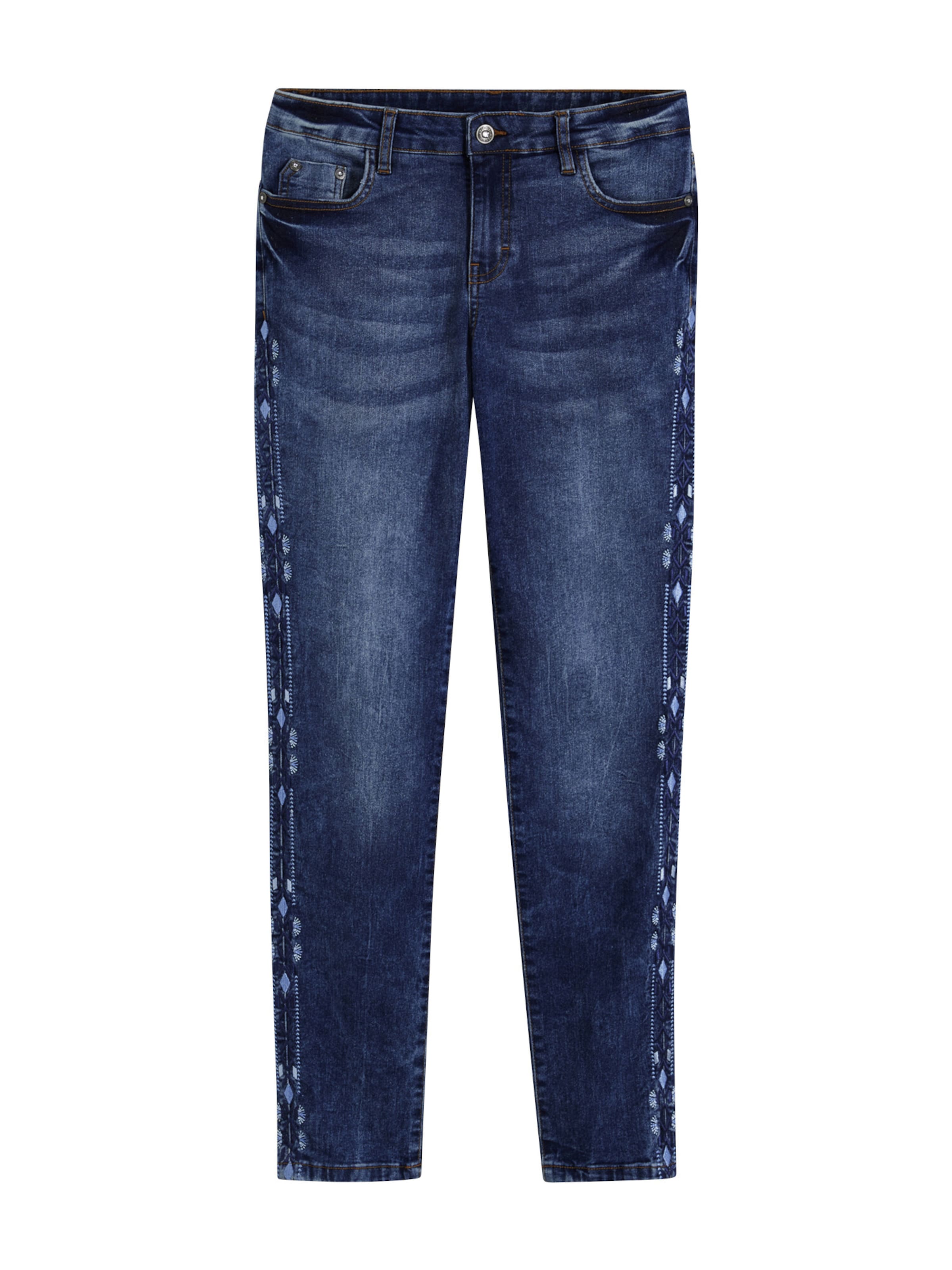 bonprix Skinny Jeans in Blauw: voorkant