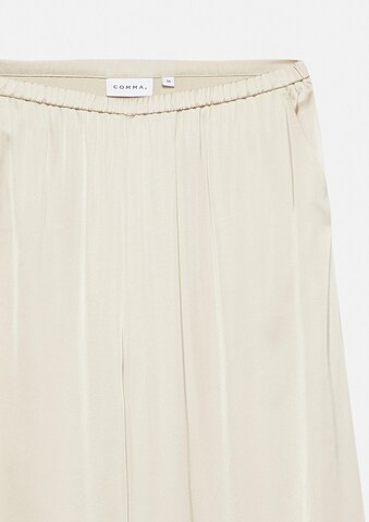 Wide Leg Pantalon COMMA en beige