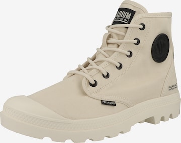 Boots stringati 'Pampa' di Palladium in grigio: frontale